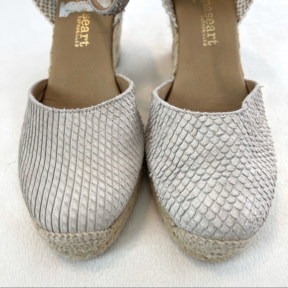 Paseart Ankle Strap Espadrille Wedge Sandals - Picture 13 of 14